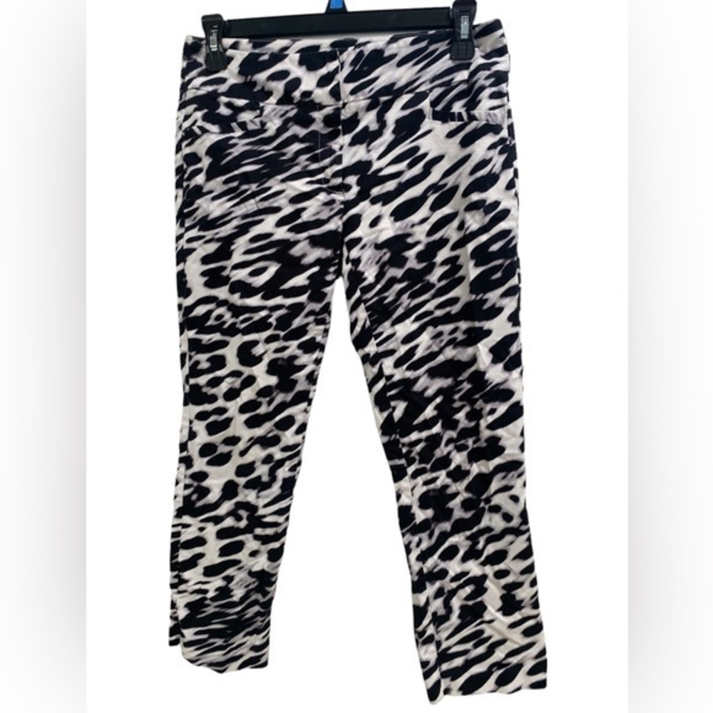 7th‎ Avenue New York & Co Suiting Women's Pants Size 0 Black Capri Cropped Pants